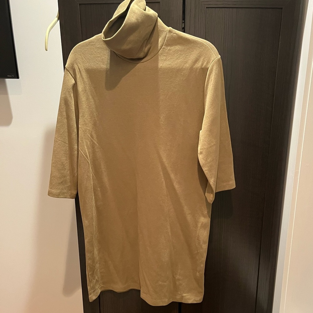 NWOT Zara funnel neck t shirt dress